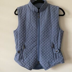 EOUS Quilted Riding Vest Periwinkle size S